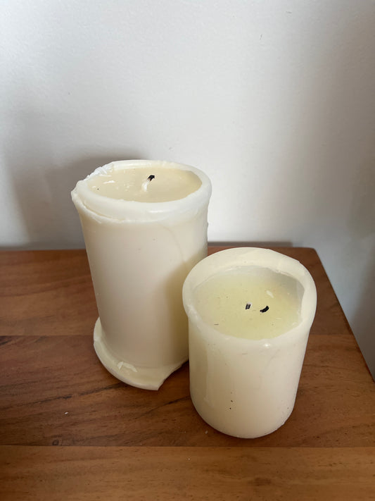 Pillar candle- ivory