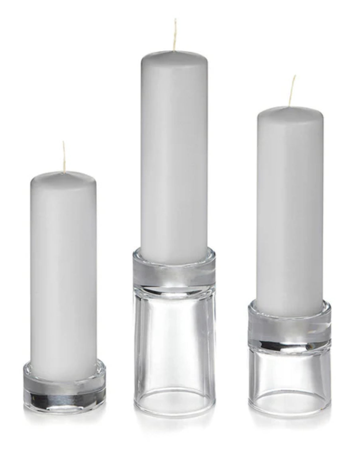 Pillar candles- Grey